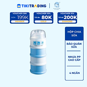 Hộp Chia Sữa Cho Bé KuKu Duckbill - 4 Ngăn