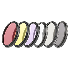 52mm/58mm CPL ND UV Filter Set for GoPro Hero 7 6 5 Black 4 3+ Silver Action Camera Waterproof Case Specification:52mm