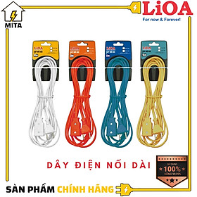 Mua Cáp Nối Dài LiOA dây dài 3m/5m/10m/15m 10A-15A 2 lõi