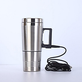 300ml Travel Kettle  Plug Stainless Steel Portable Heated Water Cup