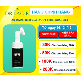 [[ 7 Trong 1 - Sữa Rửa Mặt Nam ]] - Tẩy Da Chết, Làm Trắng, Dưỡng Ẩm, Kem Cạo Râu, Sạch Nhờn, Kiềm Dầu, Chống Lão Hoá - Lacir For Men Than Hoạt Tính - Hàng Chính Hãng Hàn Quốc Dr. Lacir