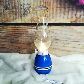 Mua Đèn Dầu Cảm Ứng Điện Tử LED Không Khói Thổi Tắt Khi Bật