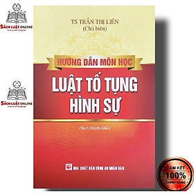 Sách - Hướng dẫn môn học Luật tố tụng hình sự