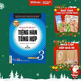 Sách - Giáo Trình Tiếng Hàn Tổng Hợp Trung Cấp 3 - Bản Đen Trắng - MCBooks