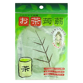 Mút Rửa Mặt Shobi Konnyaku Trà Xanh