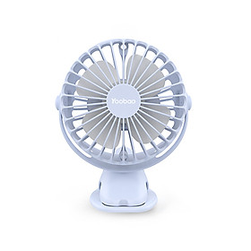 Quạt sạc mini xoay góc 720 độ, đế kẹp đa năng hoặc đặt bàn, an toàn cho trẻ với 4 nấc điều chỉnh gió chính hãng YOOBAO F04 - Hàng nhập khẩu
