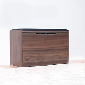 Tủ Giày Gỗ Cao Cấp Thiết Kế Gọn Gàng, Kệ Giày Dép Cửa Mở Đa Năng Kèm Ghế Ngồi Dài TG-40