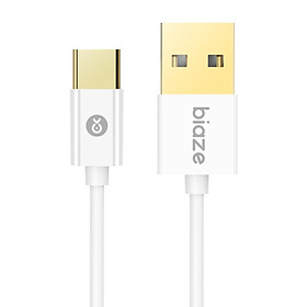 Cáp Sạc Type-C BIAZE- Vàng Trắng