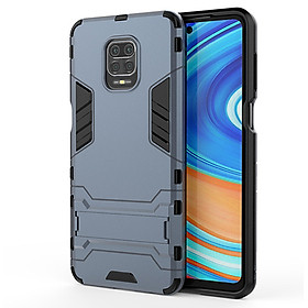 Ốp lưng cho Xiaomi Redmi Note 9S / Redmi Note 9 Pro Max iRON - MAN Nhựa PC cứng viền dẻo chống sốc