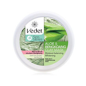 Mặt Nạ Đất Sét Sạch Sâu Dịu Nhẹ Nha Đam Vedette (145g)