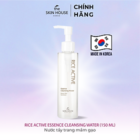 T67 Nước tẩy trang mầm gạo sạch, sáng da RICE ACTIVE CLEANSING WATER - The Skin House