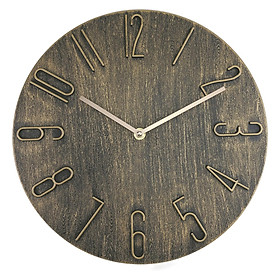Nordic Wall Clock Battery Operated 12 inch Clock for Bedroom
