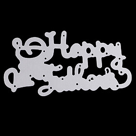 Carbon Steel Die-Cutting Cutting Template Happy Father's Day Embossing Stencil DIY Scrapbooks Album Paper Card Father's Day Gift