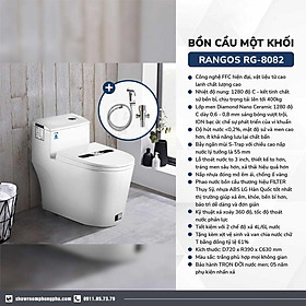 Mua BỒN CẦU MỘT KHỐI RANGOS RG-8082