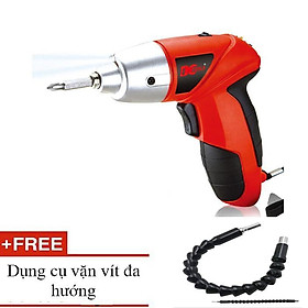 Bộ máy khoan cầm tay nguồn điện sạc DCTools S019 4.8V 45 chi tiết kèm dụng cụ vặn vít