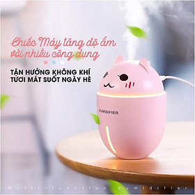 Máy phun sương tạo ẩm Mèo con HUMIDIFIER CAT - có thể dùng với tinh dầu