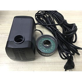 Mua Bộ FULL máy bơm chìm 40W  đèn LED nhiều màu và đầu phun tia nước  hình dù cho đài phun nước  tiểu cảnh