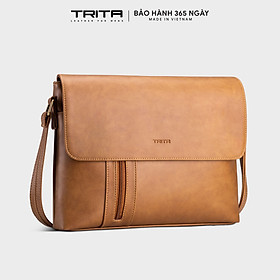 Túi Trita ( Thời trang nam phối ngăn - Túi đeo chéo da RTN5 )