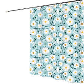 Mua Rèm Phòng Tắm Rèm Vải Polyester Dày Phòng Tắm Họa Tiết Hoa Cúc