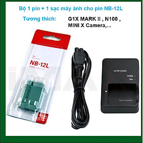 Mua COMBO PIN SẠC THAY THẾ CHO PIN MÁY ẢNH CANON NB-12L