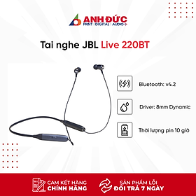 Mua Tai Nghe Bluetooth Thể Thao  JBL Live 220BT - Hàng Chính Hãng