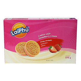 Bánh French Cookies Lai Phú Dâu 270g