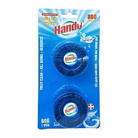 Vỉ 2 viên tẩy và làm thơm toilet Hando