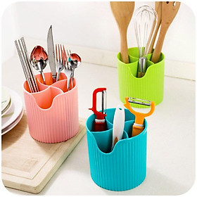 1 pc Drain Versatile Chopsticks Box Household Kitchen Utensils Cutlery Plastic Storage Cylinder