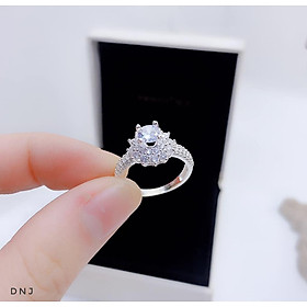 Nhẫn bạc nữ mặt đá cao cấp chất liệu bạc s925 MS0070