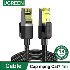 Cáp mạng CAT7 UGREEN OD5.5mm truyền dữ liệu giữa các máy tính NW150 dài 0.5-5m - Hàng chính hãng