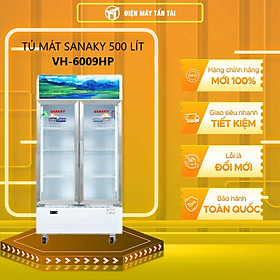 Mua TỦ MÁT 2 CÁNH SANAKY 600 LÍT VH-6009HP ĐỒNG (R134A)-HÀNG CHÍNH HÃNG