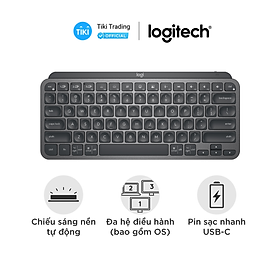 Bàn phím không dây Bluetooth Logitech MX Keys Mini - Hàng Chính Hãng