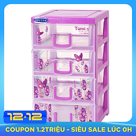 Tủ Tomi-S 4 Ngăn Duy Tân 1136/4 - - Giao Màu Ngẫu Nhiên