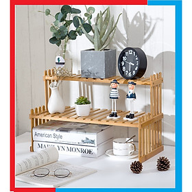 Mua Giá kệ thang gỗ để cây cảnh bằng gỗ Tre dùng trong nhà hoặc ngoài trời Gỗ tự nhiên chống cong vênh mối mọt Thích hợp để cây cảnh hay kệ sách và đồ dùng trên bàn làm việc rất gọn gàng - Kệ Cây Cảnh trong nhà ngoài trời