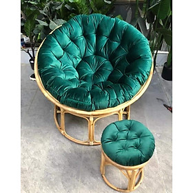 Mua Ghế Papasan khung sắt sơn tĩnh điện  quấn nhựa giả mây  nệm nhung êm ái ( juno Sofa )