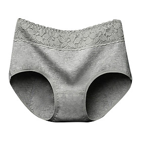 Women's Period Panties Cotton Physiological Underpants  Gray M