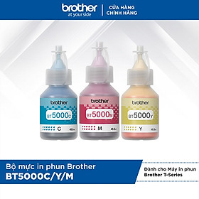 Bộ mực in phun Brother BT5000C/Y/M - Hàng chính hãng