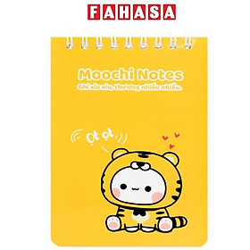 Sổ Lò Xo Moochi Notes B7 - Kẻ Ngang - 120 Trang 80gsm - The Sun 01
