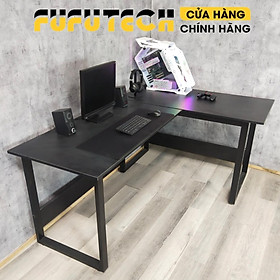 Mua Bàn làm việc để máy tính chữ L dùng học tập  gaming FUFUTECH  mặt gỗ rộng rãi 180x120cm  khung  sơn tĩnh điện chắc chắn