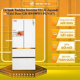 GR-RF690WI-PGV - Tủ Lạnh Toshiba Japandi GR-RF690WI-PGV(67) - Hàng Chính Hãng - Chỉ giao HCM