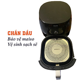 Mua TẤM CHẮN DẦU DÀNH CHO NỒI CHIÊN PHILIPS INOX CAO CẤP 304 VÀ KẸP GẮP SILICON 27 CM