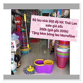 Mua Bộ Lau nhà 360 độ Thái Lan khoá vặn siêu bền