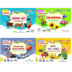 Sách - Trọn bộ 8 cuốn Flashcard Thế giới quanh em - Giáo dục theo phương pháp Glenn Doman