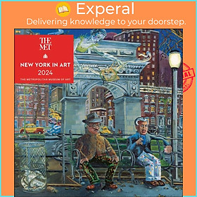 Sách - New York in Art 2024 Mini Wall Calendar by The Metropolitan Museum Of Art (UK edition, paperback)