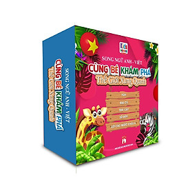 Nơi bán Sách - Boxset Cùng Bé Khám Phá Thế Giới Xung Quanh bìa Hồng - Song Ngữ Anh-Việt (Bộ 5 Cuốn) - Giá Từ -1đ