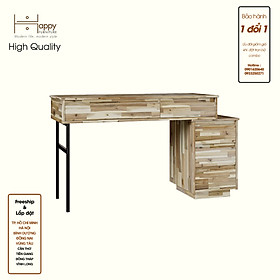 Hình ảnh HAPPY FURNITURE , Gỗ tự nhiên  , Bàn trang điểm 5 ngăn kéo - GALI , BAN_096 , 120cm x 45cm x 78cm