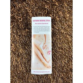 Giấy wax hỗ trợ sáp wax tẩy lông, 100 Tờ. Đạt Minh Waxing Strips.