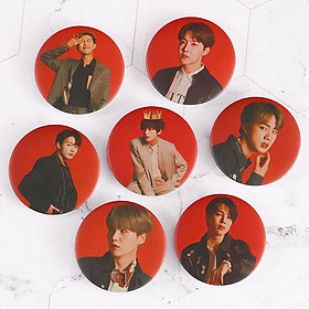 Huy hiệu BTS trang trí áo mũ balo