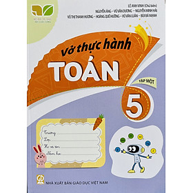 Sách - Combo 2 cuốn Vở thực hành Toán lớp 5 tập 1+2 (Kết nối tri thức với cuộc sống)