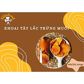 Khoai tây lắc trứng muối béo ngậy